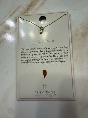 Gold Angel Wings Necklace